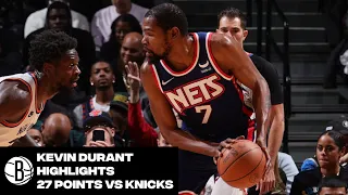 Kevin Durant Highlights | 27 Points vs. New York Knicks