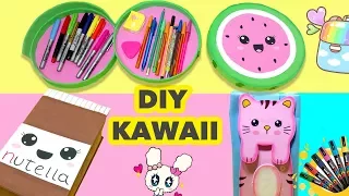 DIY KAWAII -  Estojo -  3 ideias Incríveis -  Back to School - #AmigasYoutubers
