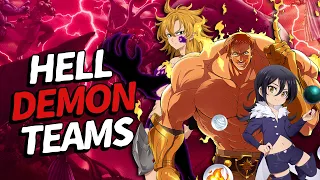 My Hell Demon Teams and Suggestions! (Red, Gray, Howlex) | 7DS Grand Cross