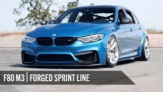 Individual Atlantis Blue BMW F80 M3 on APEX EC-7RS and VS-5RS Wheels