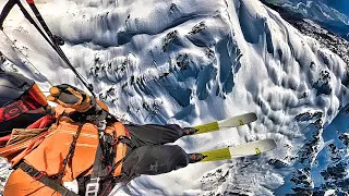 Solar Powered Skiing - A Skiing and Paragliding Combo Daydream