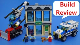 Lego 60140 Bulldozer Break-In Police car Toys Build Review