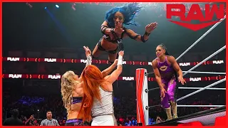 Bianca Belair & Sasha Banks vs. Becky Lynch & Charlotte Flair | MONDAY NIGHT RAW | REACTION