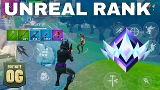 Hitting UNREAL Rank In OG Fortnite Mobile... (120 FPS Ranked Gameplay)