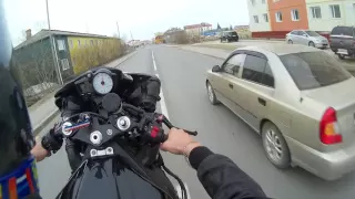 мини прохват на YAMAHA R6