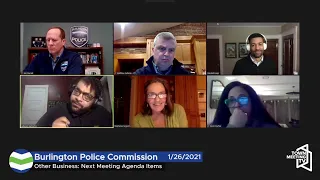 1/26/2021 - Burlington Police Commission