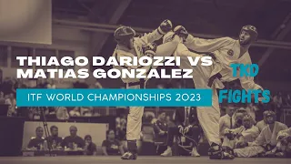 Thiago Dariozzi (ARG) vs Matias Gonzalez (PAR) | Quarter Finals -69 kg| ITF World Championships 2023