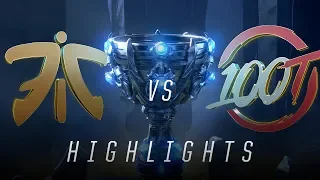 FNC vs. 100 - Worlds Group Stage Day 8 Match Highlights (2018)