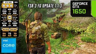 The Last of Us on GTX 1650 - FSR 3 Update 1.1.3 (Frame Generation)