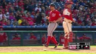 WSH@PHI: Lind lifts sac fly to center to score Murphy