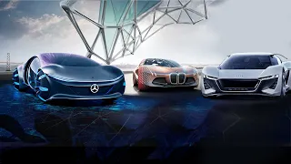 Mercedes VISION AVTR vs BMW VISION NEXT 100 vs AUDI E-TRON? Самый красивый концепт...