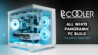 Fantastic All White RGB Gaming PC Build | RTX 4070 TI, ryzen 7500f