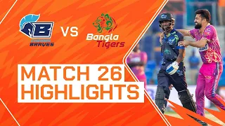 2023 Abu Dhabi T10, Match 26 Highlights: Chennai Braves vs Bangla Tigers | Season 7