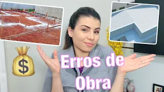 10 ERROS DE OBRA QUE TE FAZEM PERDER DINHEIRO | #DESIGNCOMPAH| #PALOMASOARES