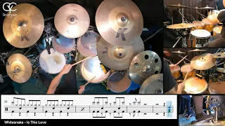 Is This Love - Whitesnake / Drum Cover By CYC ( @cycdrumusic )   score & sheet music