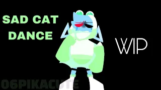 SAD CAT DANCE ANIMATION MEME but it’s a man in a frog costume || JSAB CUBE
