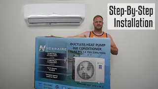 Ductless Mini Split Installation - DIY guide - Step-by-Step