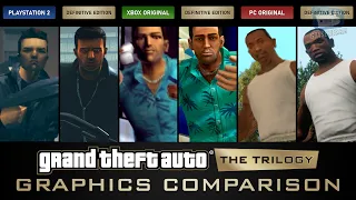 GTA Trilogy Definitive Edition Comparison - PS2 / Xbox / PC / Mobile / Remaster