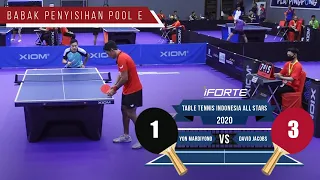 Yon Mardiyono vs David Jacobs | Iforte Table Tennis Indonesia All Star 2020