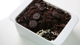 종이컵계량] 간단한 오레오 아이스박스 케이크 만들기 Easy Oreo Icebox Cake Recipe | 한세 HANSE