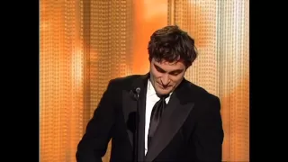 Joaquin Phoenix Wins Best Actor Motion Picture Musical or Comedy - Golden Globes 2006