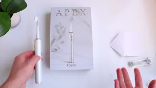 This Boujee Tooth Brush Has a 180 Day Battery! - Fosoo Apex electric toothbrush unboxing and review