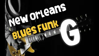 Blues Backing Track Jam - Ice B. - New Orleans Blues Funk in G