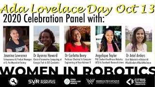 Ada Lovelace Day 2020 Women in Robotics Panel