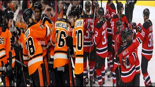 Every goal from game 4 and 5 from Devils vs Islanders & Flyers vs Hurricanes