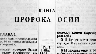 Библия. Книга Пророка Осии. Ветхий Завет (читает Игорь Козлов)