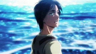 Эрен, Микаса и Армин достигают Океана / Eren Mikasa Armin reach the Ocean [Attack on Titan 3 Part 2]