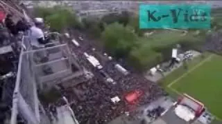 Guy Roller Blades Off Eiffel Tower