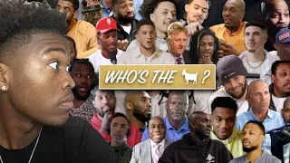 ITS LEBRON!! Asking Over 100 NBA Players Who The REAL GOAT Is | REACTION