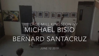 Michael Bisio Bernard Santacruz June 12, 2019 The Lace Mill, Kingston New York. Acoustic Bass Duet.