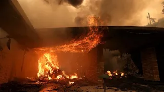 California wildfires: Raging Glass Fire burns through wine country's Napa Valley