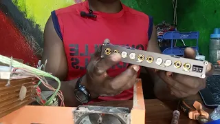 How to fix a BOSCHAM Equalizer to an amplifier part 1