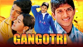 Gangotri - Allu Arjun Superhit Romantic Hindi Dubbed Movie | Aditi Agarwal, Prakash Raj