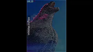 Evolved Godzilla VS Optimus Prime