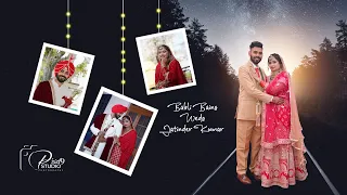 Wedding Couple Portrait Song | Babli Bains & Jatinder Kumar | Shoot & Edit  PIXEL9 STUDIO 9814411586