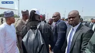 WATCH: Moment President Tinubu Departs Lagos For Official Visit To Qatar