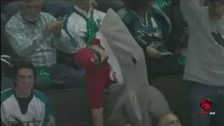 San Jose Sharks Fan - Costume Devouring the Red Wings