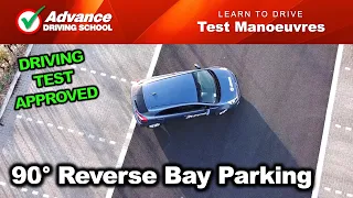 90° Reverse Bay Parking  |  2024 UK Driving Test Manoeuvres