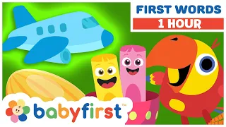 Toddler Learning Video | Color Crew & Larry Surprise Eggs | Vehicles for Kids & More | BabyFirstTV