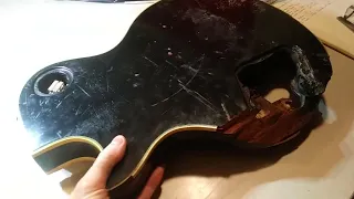 Vintage Gibson Les Paul Custom Restoration Video 1
