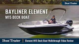 2022 Bayliner M15 Deck Boat Review: Full Walkthrough Video