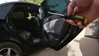 Проблема всех  Hyundai SOLARIS - фиксатор двери, ремонтируем своими руками