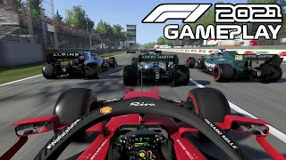 F1 2021 Gameplay | Charles Leclerc in Ferrari at Monza | 5 Lap Race | Formula 1 2021