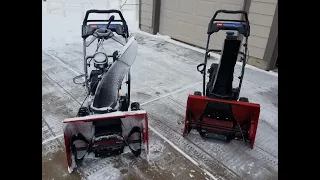 Review: Toro SnowMaster 724 ZXR & 824 QXE vs the World (incl. Honda monster 2-stage snowblower)