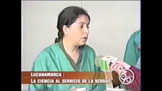 Informe sobre exhumaciones en Lucanamarca