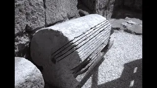 LOST ANCIENT TECHNOLOGY REVEALED!  - MECHANICAL Granite Machine SAW - nearly 2000 yrs old!